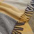 House of Juniper Block Check Herringbone Knee Grey Ochre